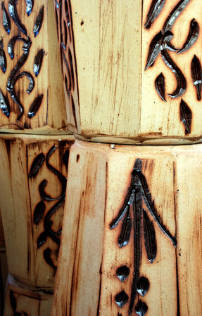 beautiful vase image on the white backgroundの写真素材