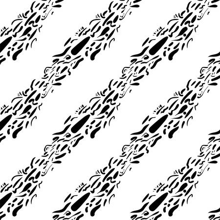 Seamless pattern. Persian antique ornament. Geometric stylish background. Vector repeating textureのイラスト素材
