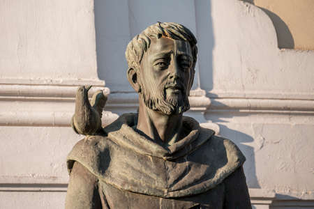 Statue of St Francis of Assisiのeditorial素材