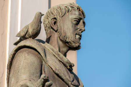 Statue of St Francis of Assisiのeditorial素材