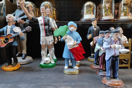 Italian doctors and nurses protagonists in the covid pandemic, the art of Neapolitan nativity of S. Gregorio Armenoのeditorial素材