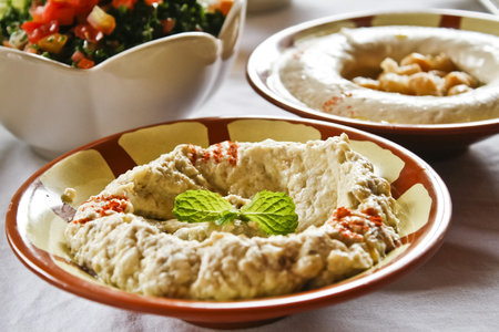 Hummus in Lebanese  food