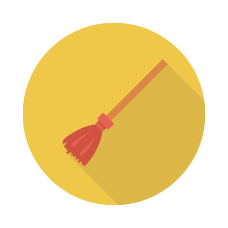 Broomstick icon.のイラスト素材