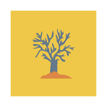 Halloween tree icon.のイラスト素材