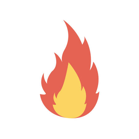 Burning flame Halloween themed icon.のイラスト素材