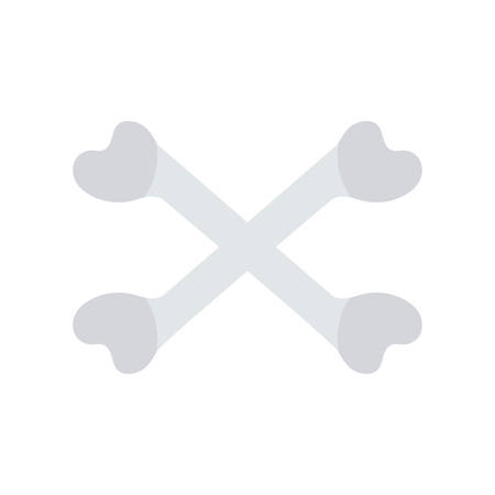 Cross bones Halloween themed icon.のイラスト素材