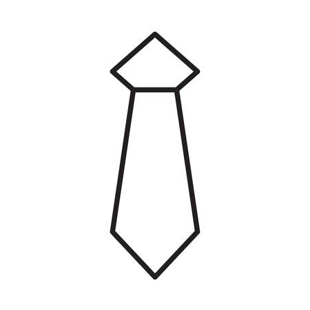 tie in vector illustrationのイラスト素材