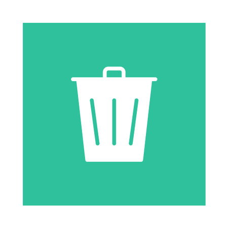 Trash bin icon.のイラスト素材