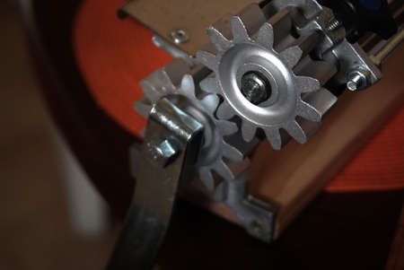 steel gearの写真素材