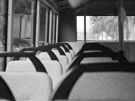 Bus seats Singaporeの写真素材