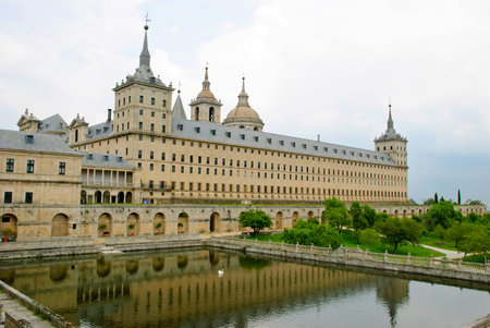 El Escorial monastery, Madrid, Spainのeditorial素材