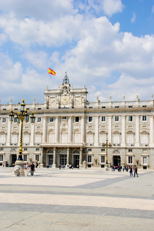 Royal palace, Palacio real, Madrid, Spainのeditorial素材