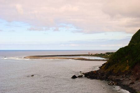 Faja dos Cubres, Sao Jorge island, Azoresの写真素材