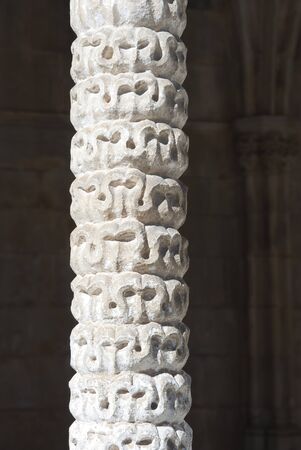 Detail of Batalha monastery,  world cultural heriatage, Portugalの写真素材