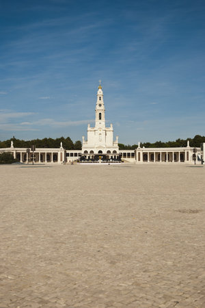 Pilgrimage catholic center in Fatima, Portugalのeditorial素材