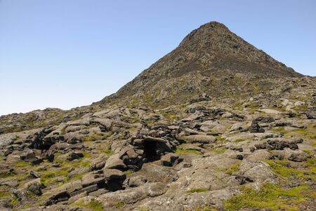 Pico mountain, highest peak of Portugal, Pico island, Azoresの写真素材