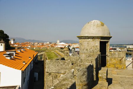 Old fortless, Viana do Castelo, Portugalの写真素材