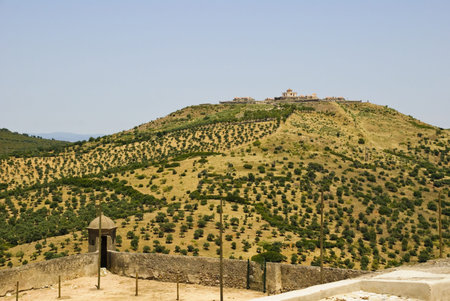 Old fortless in Elvas, Portugalの写真素材
