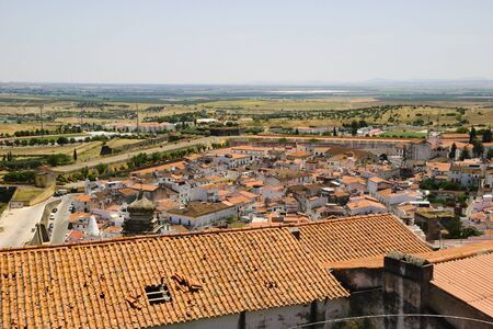 View over Elvas city, Portugalの写真素材