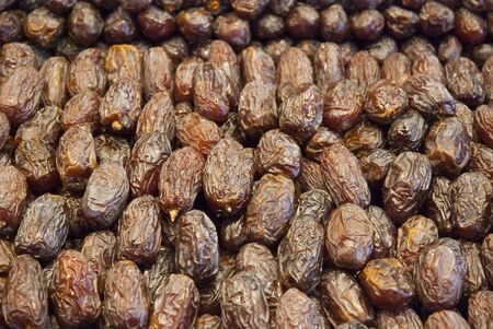 Dry date fruits to sell at maketの写真素材