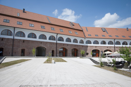 Bastion, old defensive wall in Timisoara, Romaniaのeditorial素材