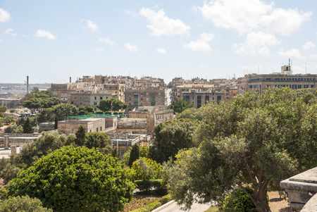 View over Valletta, capital city of Maltaの写真素材