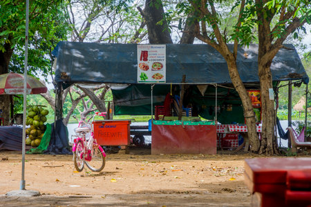 Local street food restaurant in Battambang, Cambodiaのeditorial素材