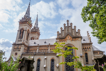 Holy Mother Virgin Nativity Cathedral, Batumi, Georgiaの写真素材