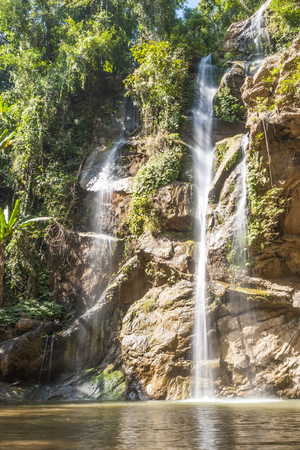 Mae Sa waterfall near Chiang Mai, Thailandの写真素材