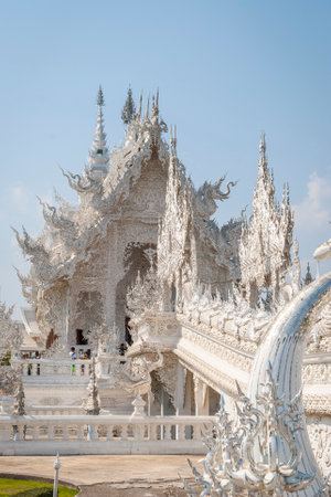 Wat Rong Khun, Chiang Rai White Temple, Thailandのeditorial素材