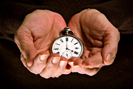 Hands of timeの写真素材