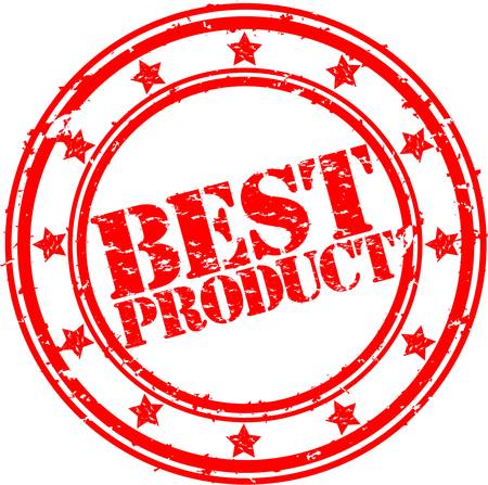 Grunge best product rubber stamp, vector illustrationのイラスト素材