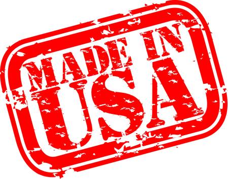 Grunge made in USA rubber stamp, vector illustration のイラスト素材