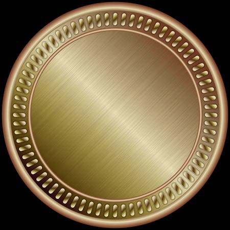 Bronze medal, illustration のイラスト素材