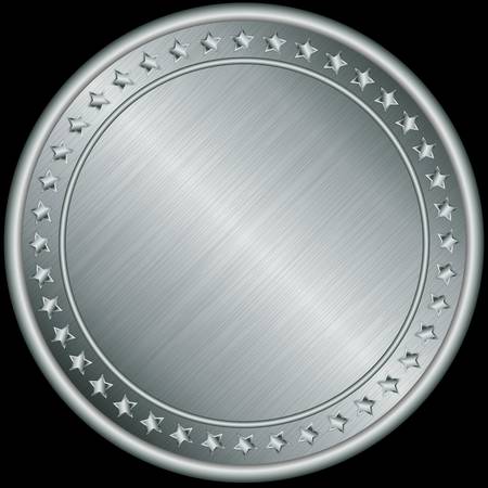 Silver medal, vector illustration のイラスト素材
