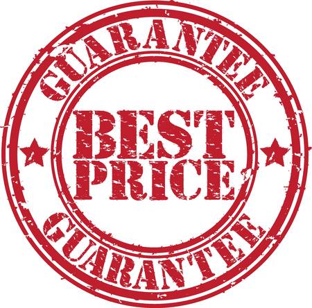Grunge best price guarantee rubber stamp, vector illustrationのイラスト素材