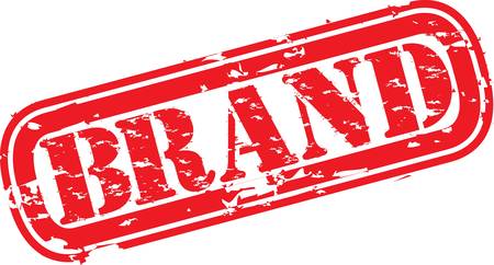 Grunge brand rubber stamp, vector illustrationのイラスト素材