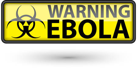 Ebola virus alert signのイラスト素材