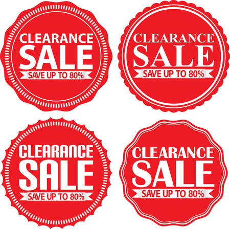 Clearance sale save up to 80%r red label set, illustrationのイラスト素材