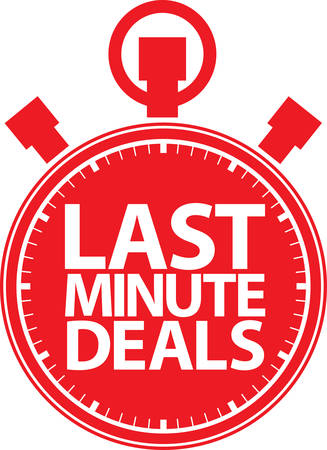Last minute deals stopwatch icon, vector illustrationのイラスト素材