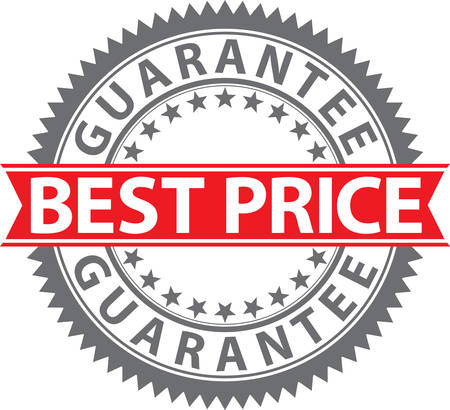 Best price guarantee sign, best price guarantee badge, vector illustrationのイラスト素材