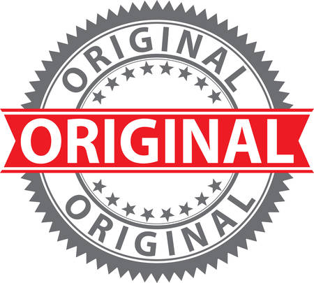 Original stamp, original badge, vector illustrationのイラスト素材