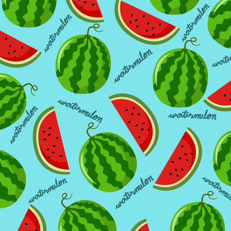 fruits strawberry pattern background concept illustration vectorのイラスト素材