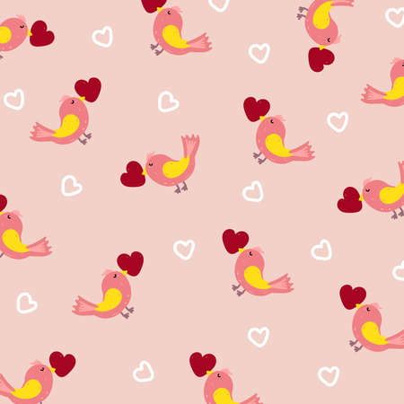 valentine pattern background elements art design vector illustrationのイラスト素材