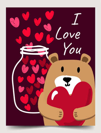 valentine pattern background elements art design vector illustrationのイラスト素材