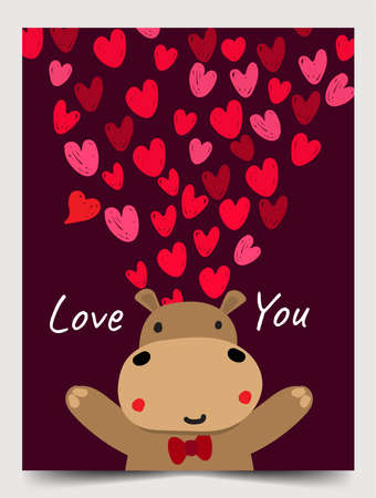 valentine pattern background elements art design vector illustrationのイラスト素材