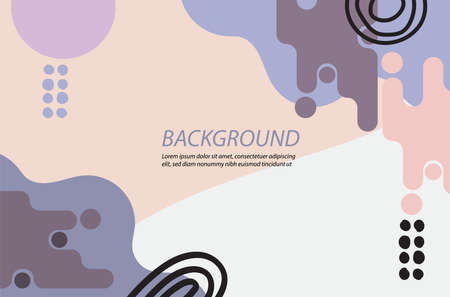 Modern vector illustration set with geometric shapes, textures and elements. can be edited and use it to design in conjunction with the cover page, website, background image, and other designs.のイラスト素材