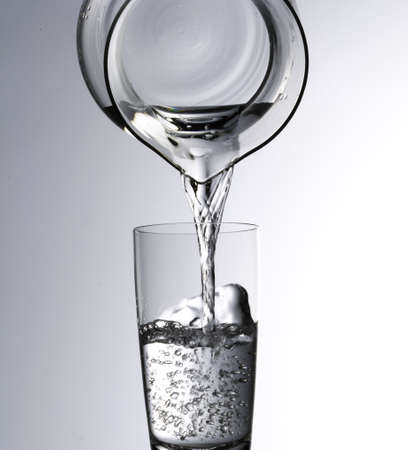 Glass of waterの写真素材