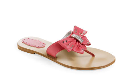 Isolated female sandalの写真素材