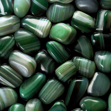 green stone background